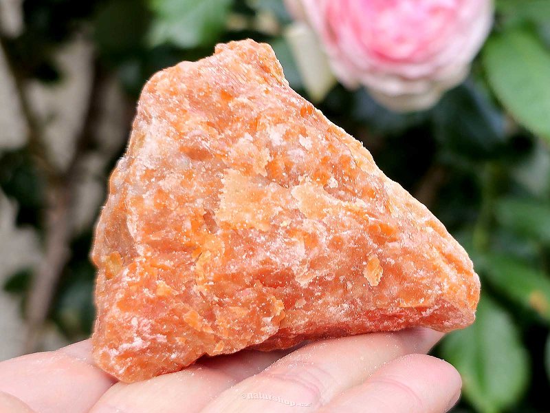 Calcite orange raw 132g (Brazil)