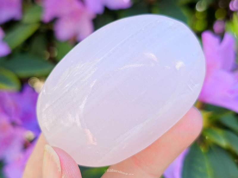 Massage soap calcite pink from Pakistan 84g