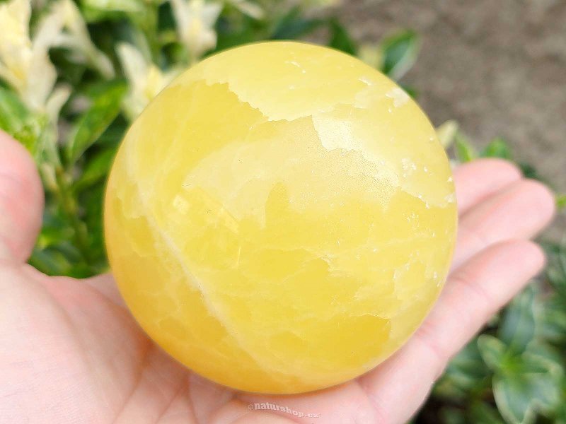 Ball of calcite lemon Ø69mm (Pakistan)
