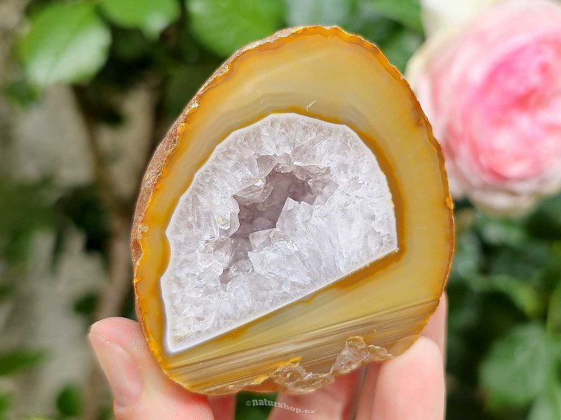 Agate Geode with Hollow 197g Brazil