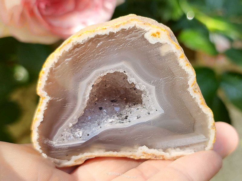 Agate geode with cavity 155g from Brazil