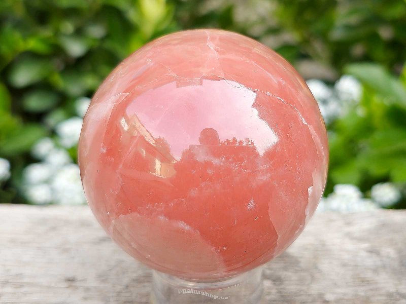 Kalcit růžový koule Ø59mm z Pákistánu