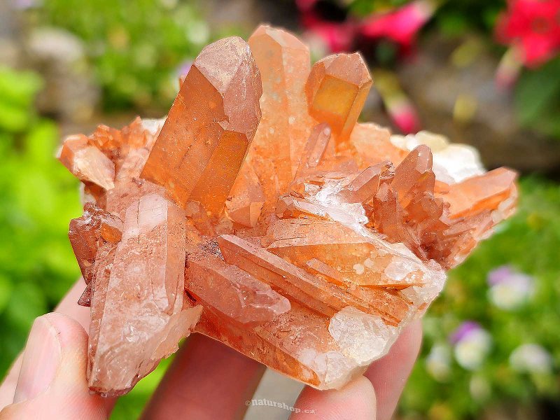 Tangerine křišťál krystalová drúza 138g (Brazílie)