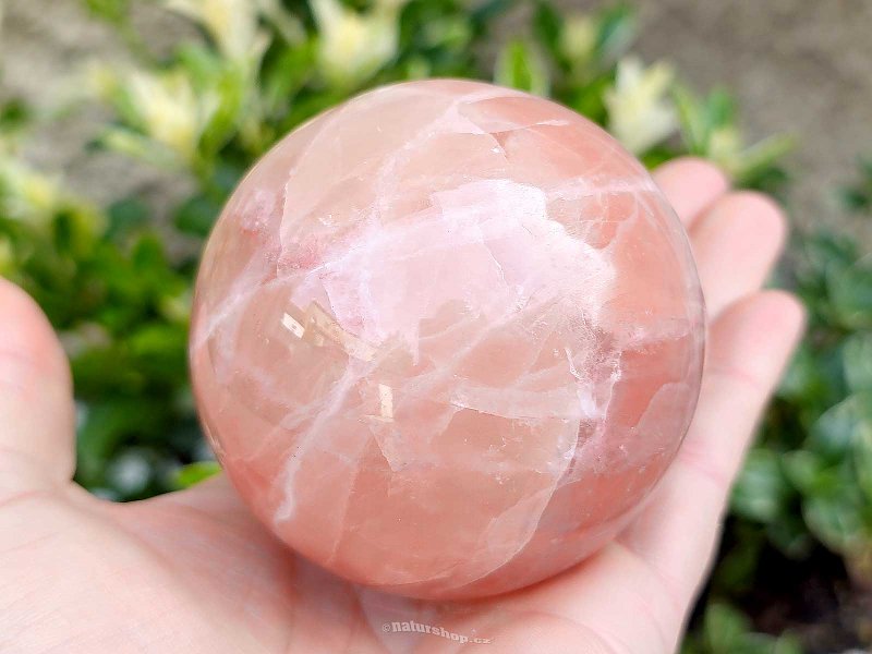 Calcite pink ball Ø68mm from Pakistan