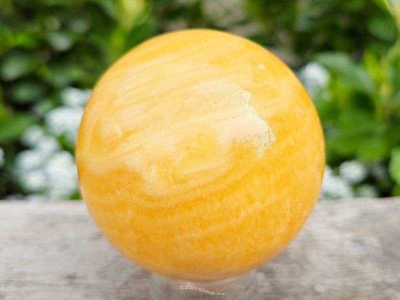 Orange Calcite Ball Ø61mm Pakistan