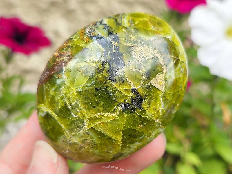Leštěný kámen zelený opál (156g) Madagaskar