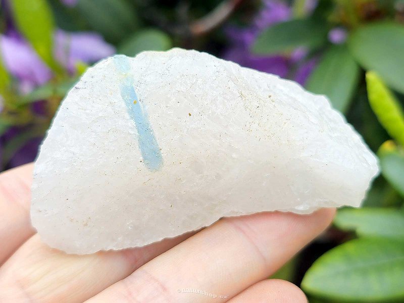 Aquamarine crystal in crystal from Brazil 108g
