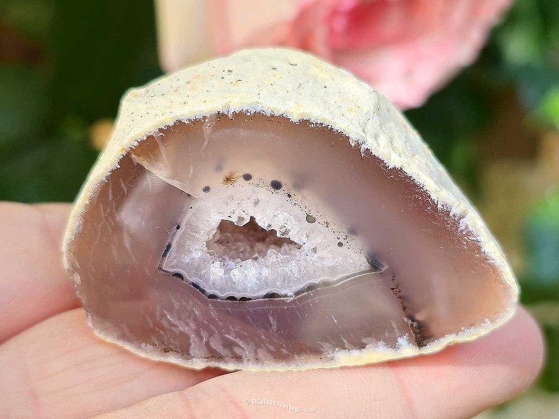 Agate geode with cavity 76g from Brazil