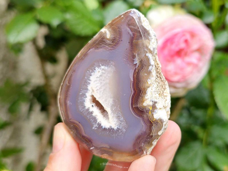 Agate Geode with Hollow 168g Brazil