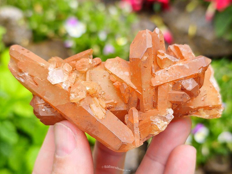 Tangerine křišťál krystalová drúza 118g (Brazílie)