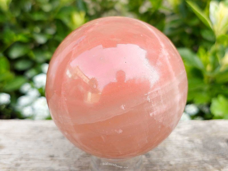 Kalcit růžový koule Ø73mm z Pákistánu