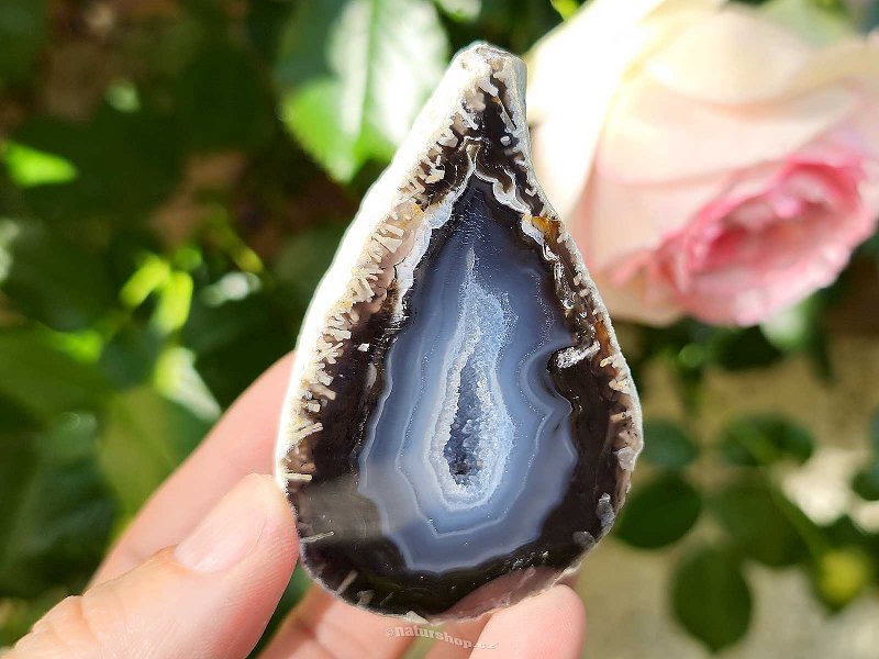 Agate geode with cavity 100g from Brazil