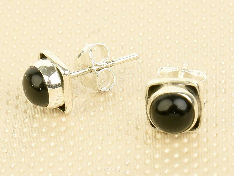 Tourmaline skoryl earrings Ag 925/1000