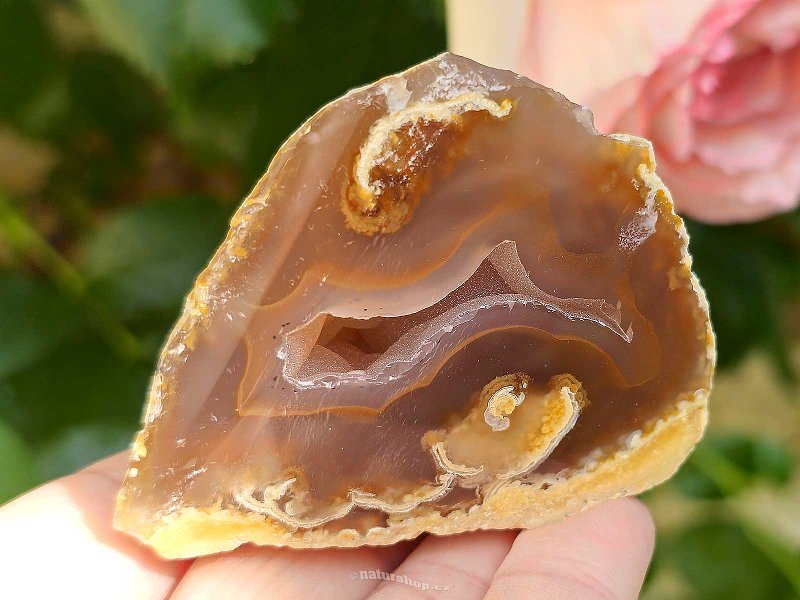 Agate geode with a hollow 115g Brazil
