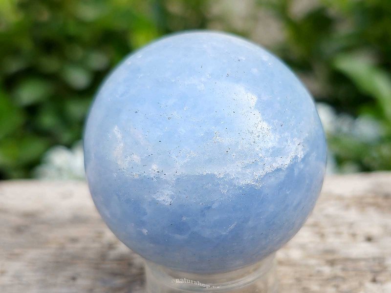 Ball calcite blue Ø49mm Madagascar