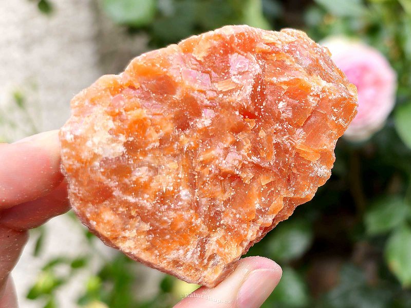 Calcite orange raw 160g (Brazil)
