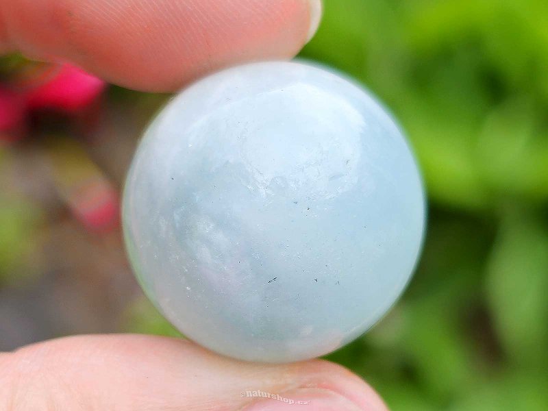 Aquamarine ball 23mm from Afghanistan 16.6g