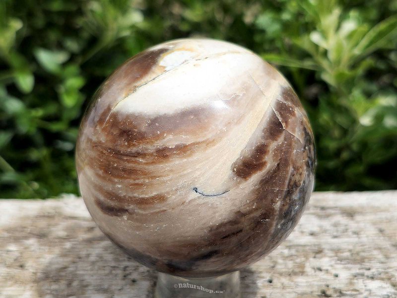 Tmavý opál hladká koule Ø78mm (Madagaskar)