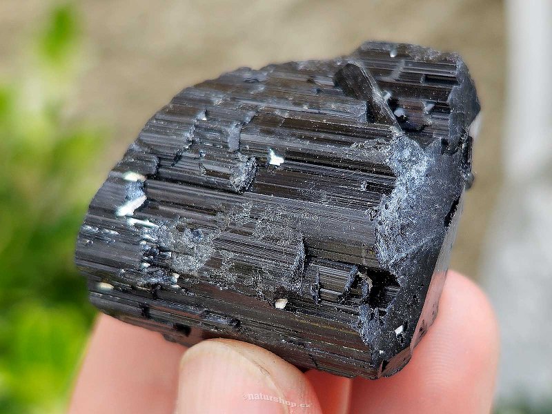Tourmaline black skoryl crystal 48g from Madagascar