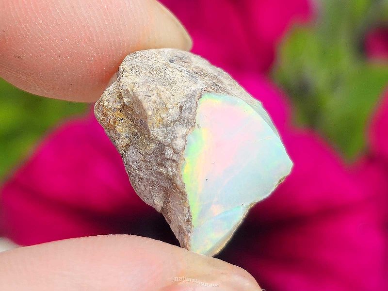 Natural Ethiopian opal in rock from Ethiopia 2.2g