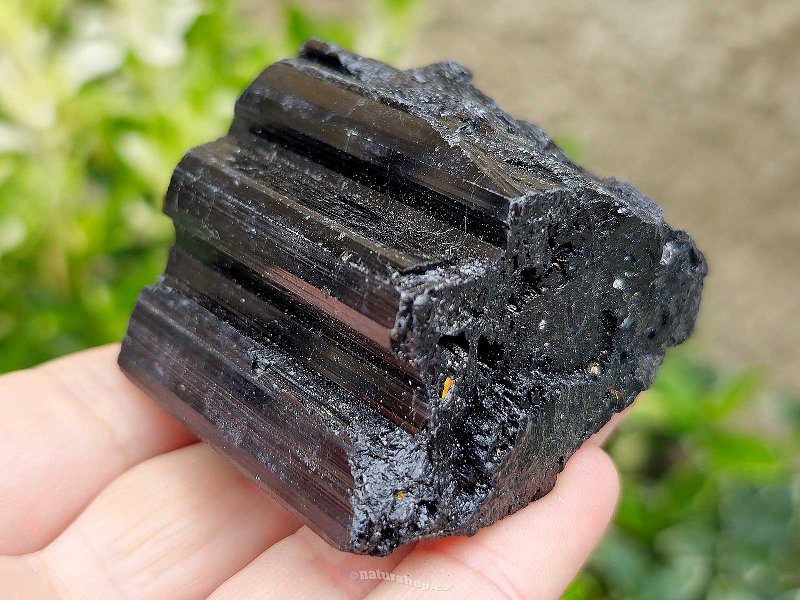 Tourmaline black skoryl crystal 169g from Madagascar