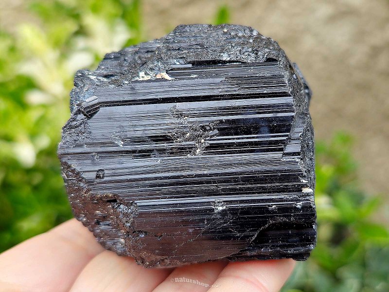 Tourmaline black skoryl crystal 278g from Madagascar