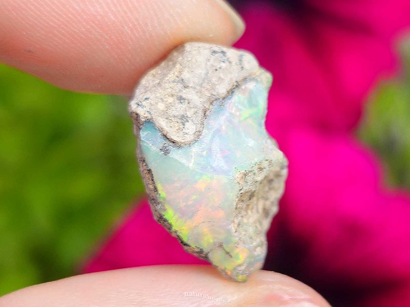 Natural Ethiopian opal in rock from Ethiopia 1.7g