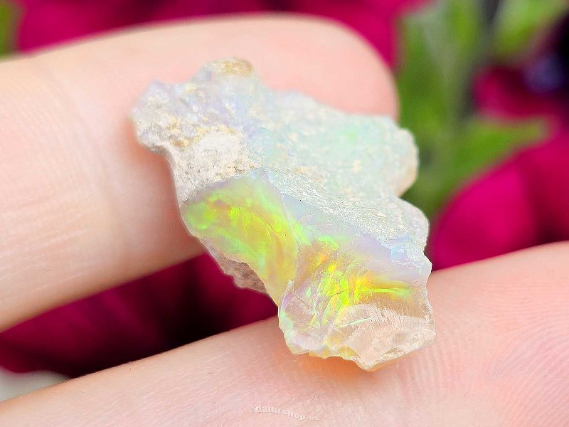 Natural Ethiopian opal in rock (Ethiopia) 2.3g