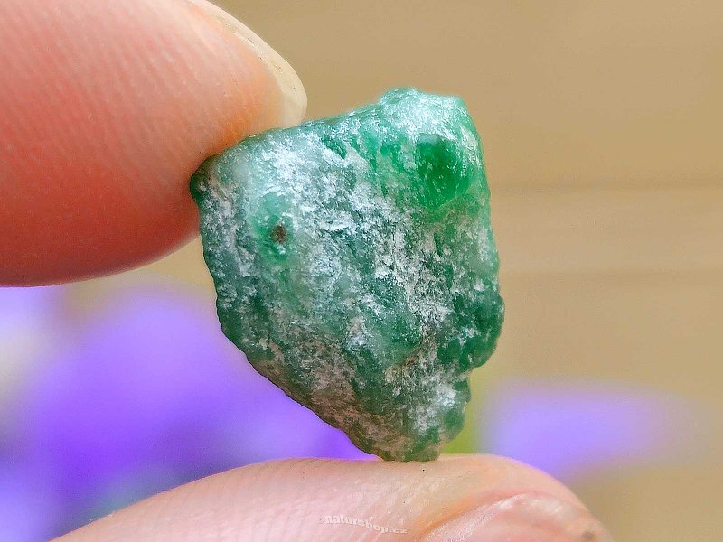 Raw emerald crystal (1.3g) from Pakistan