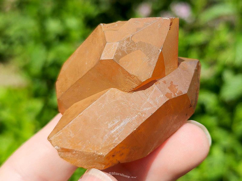 Přírodní krystal křišťál tangerine Brazílie 65g