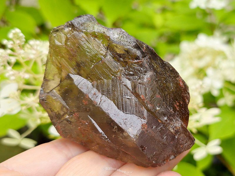 Natural brown crystal from Brazil 201g