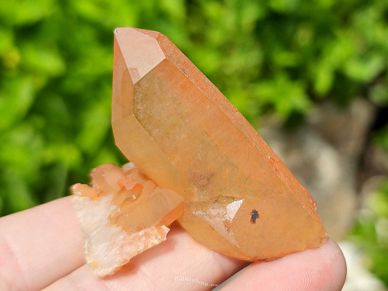 Přírodní krystal křišťál tangerine Brazílie 34g