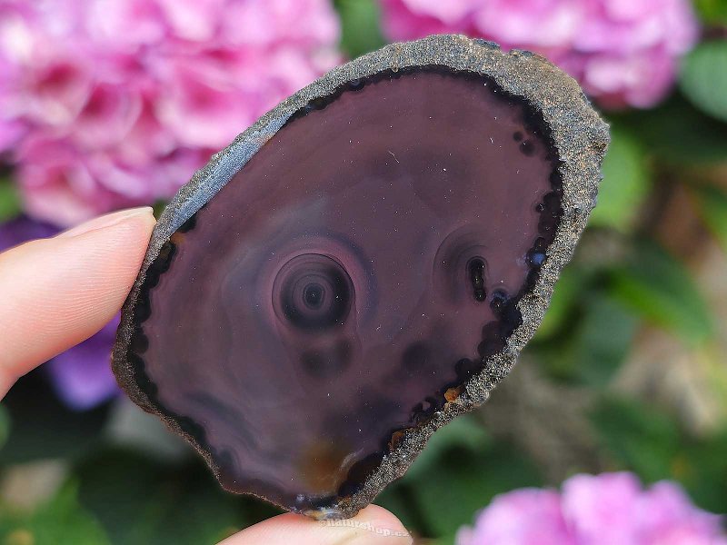 Agate slice dark Brazil (26g)