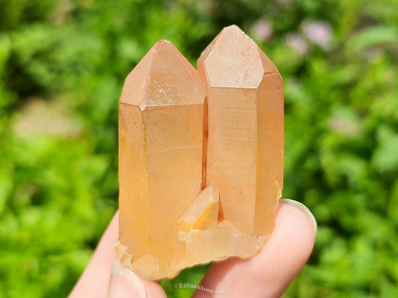 Přírodní krystal křišťál tangerine Brazílie 47g