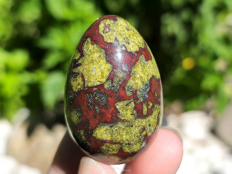 Jasper dragon's blood egg approx 45mm