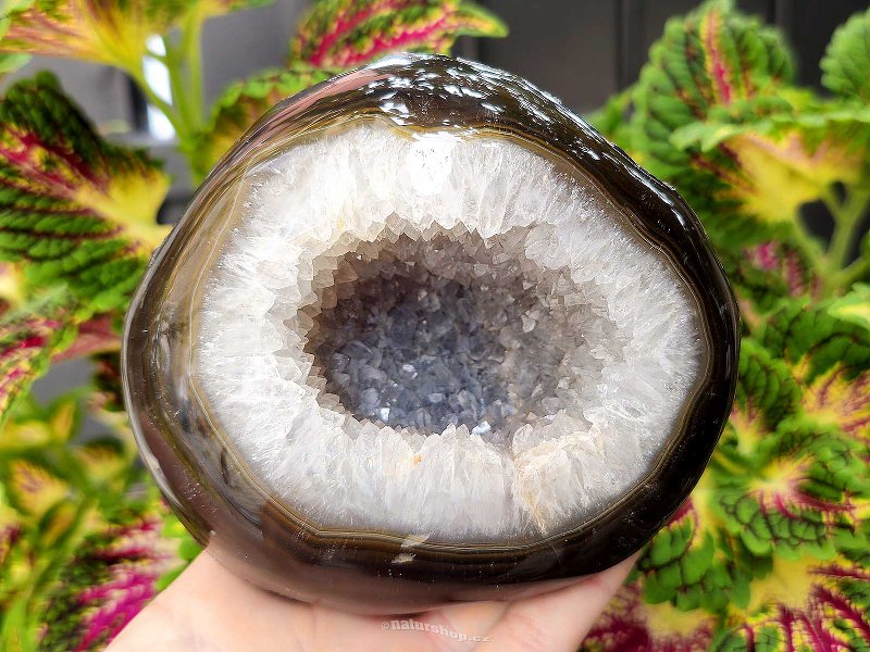 Agate + geode crystal (Brazil) 887g