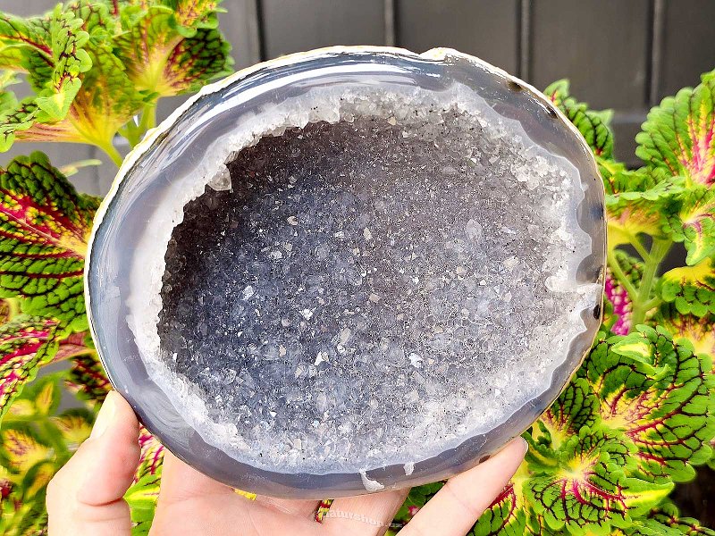 Agate geode (Brazil) 749g