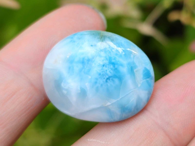 Larimar polished stone Dominican Republic 8.5g