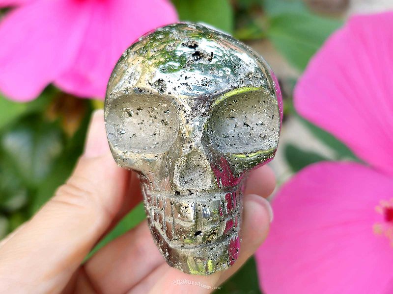 Pyrite skull 459g (Peru)