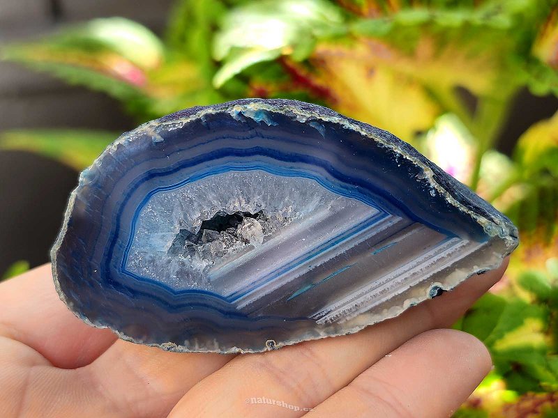 Agate geode turquoise 109g from Brazil