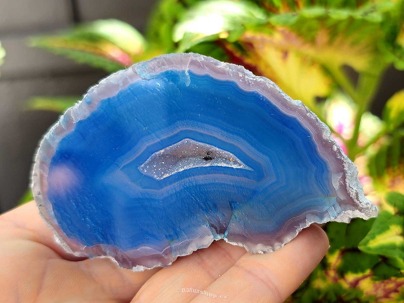 Agate geode turquoise 124g from Brazil