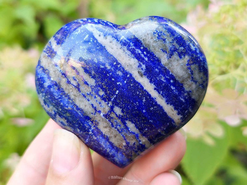 Lapis lazuli srdce 140g (Pákistán)