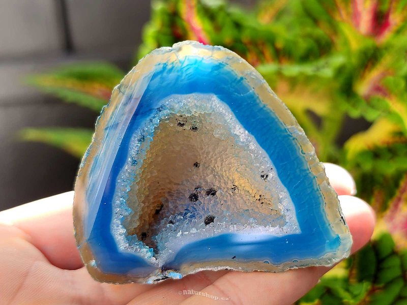 Agate geode turquoise 94g from Brazil