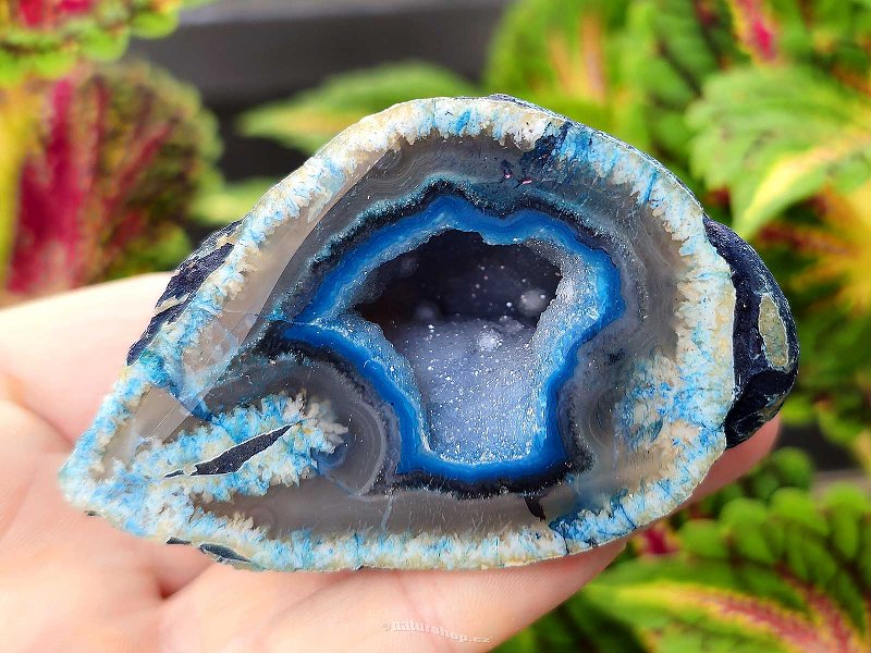 Agate geode turquoise 127g from Brazil