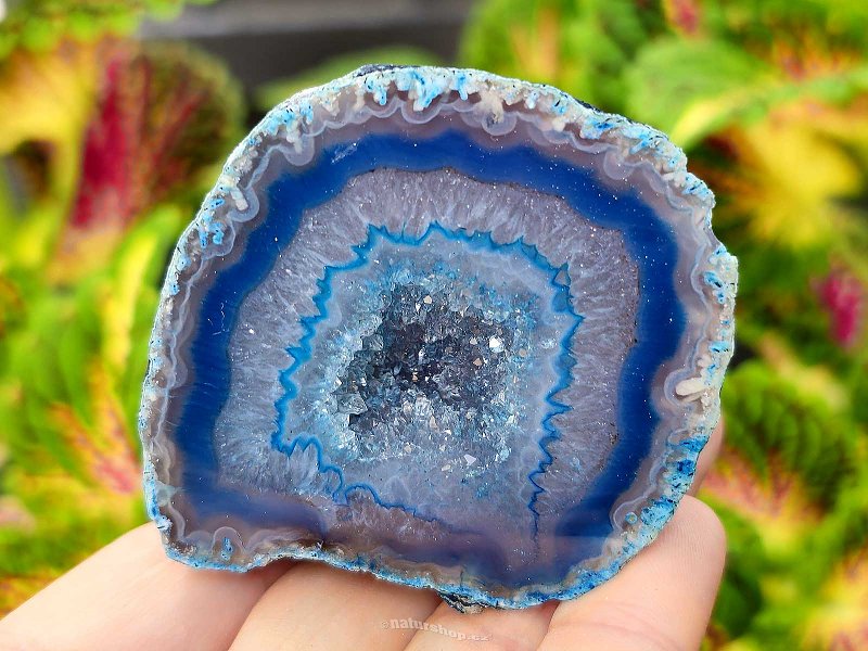 Agate geode turquoise 119g from Brazil