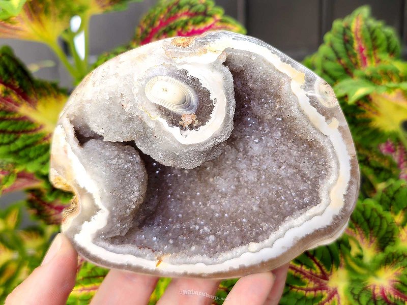 Agate geode (Brazil) 399g