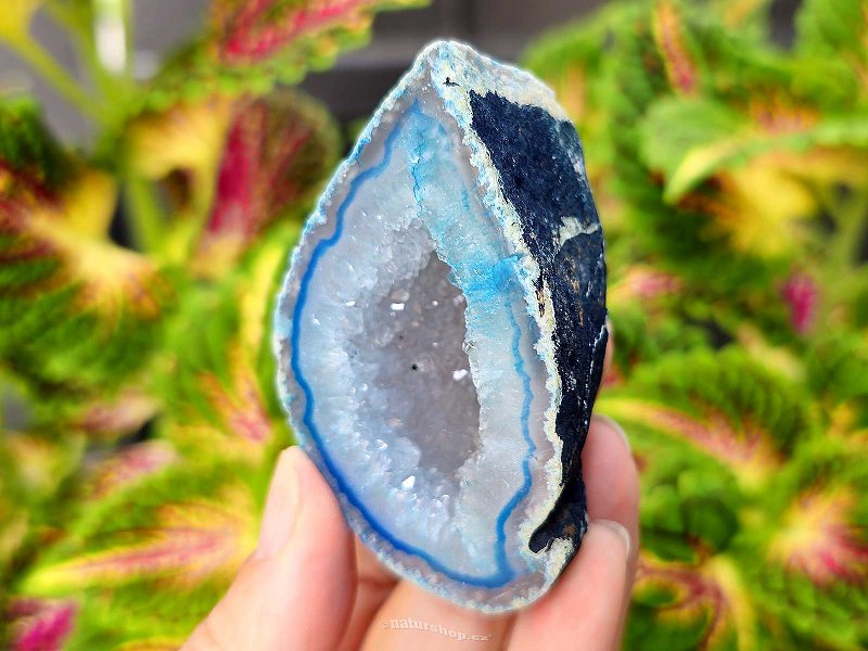 Agate geode turquoise 92g from Brazil