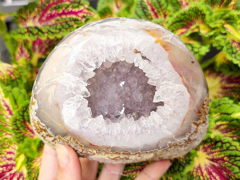 Geode agate large with cavity Brazil 956g