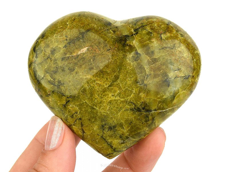 Heart opal green 204g from Madagascar