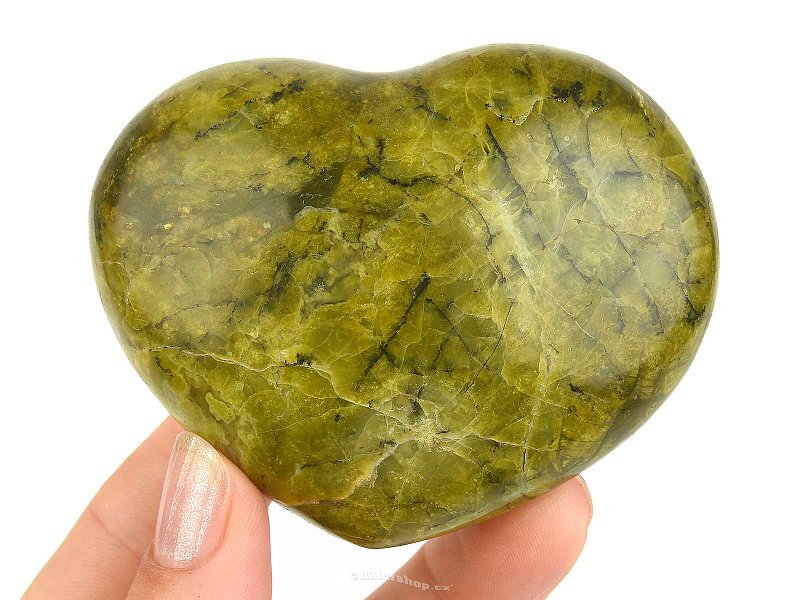 Heart opal green 172g from Madagascar